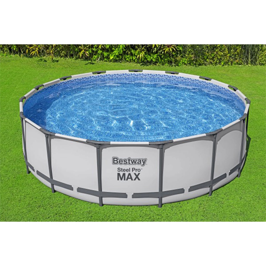 15' x 48 Round Above Ground Swimming Pool Set W499549