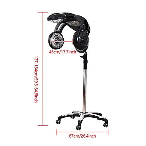 1250w Wall-Mount Hair Dryer with LCD Display M558659