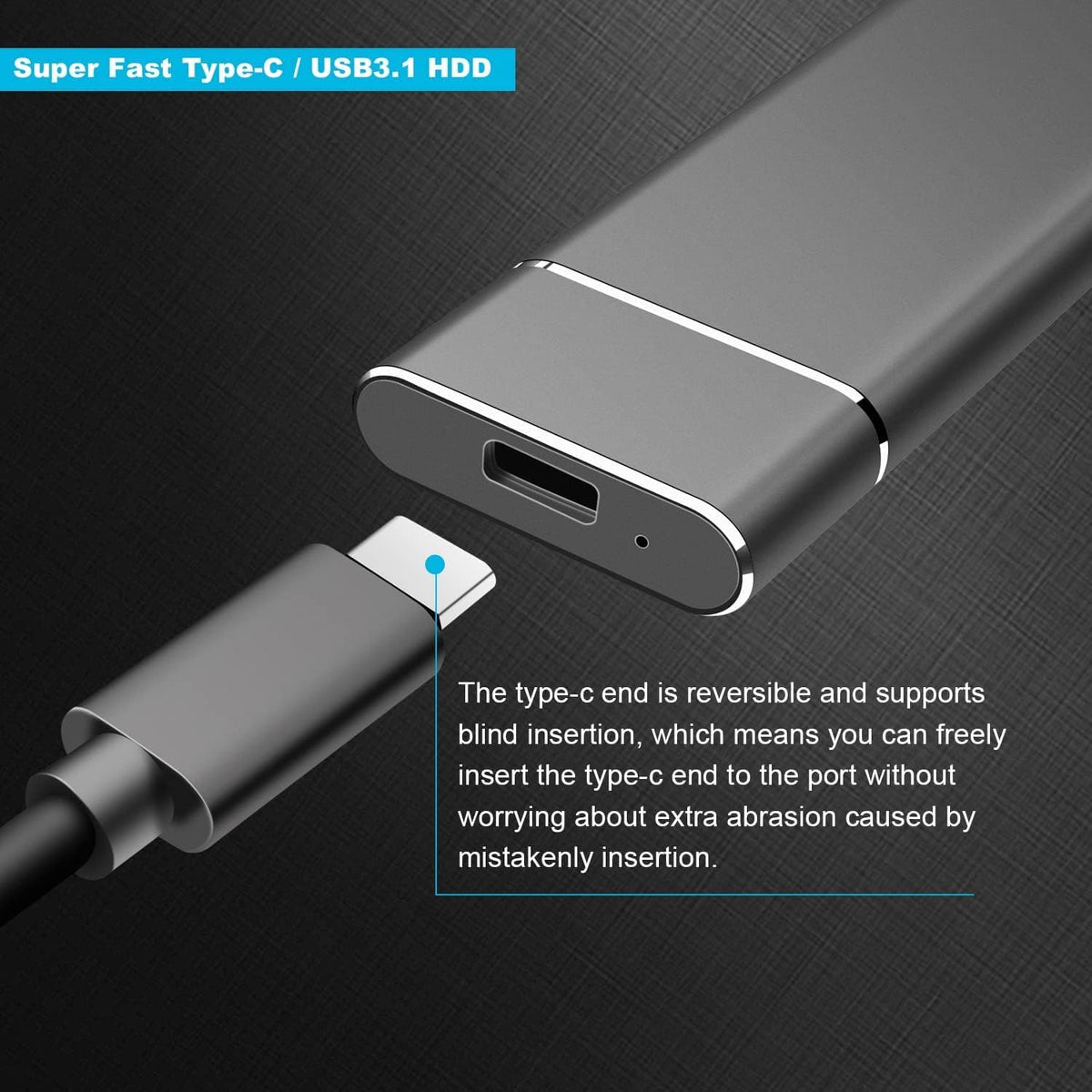 Black 2TB Portable External SSD K4127