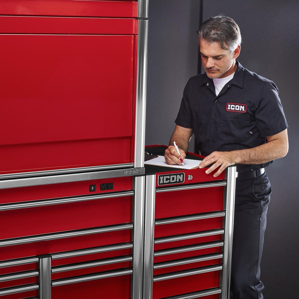19 in. End Cab, Red K808025
