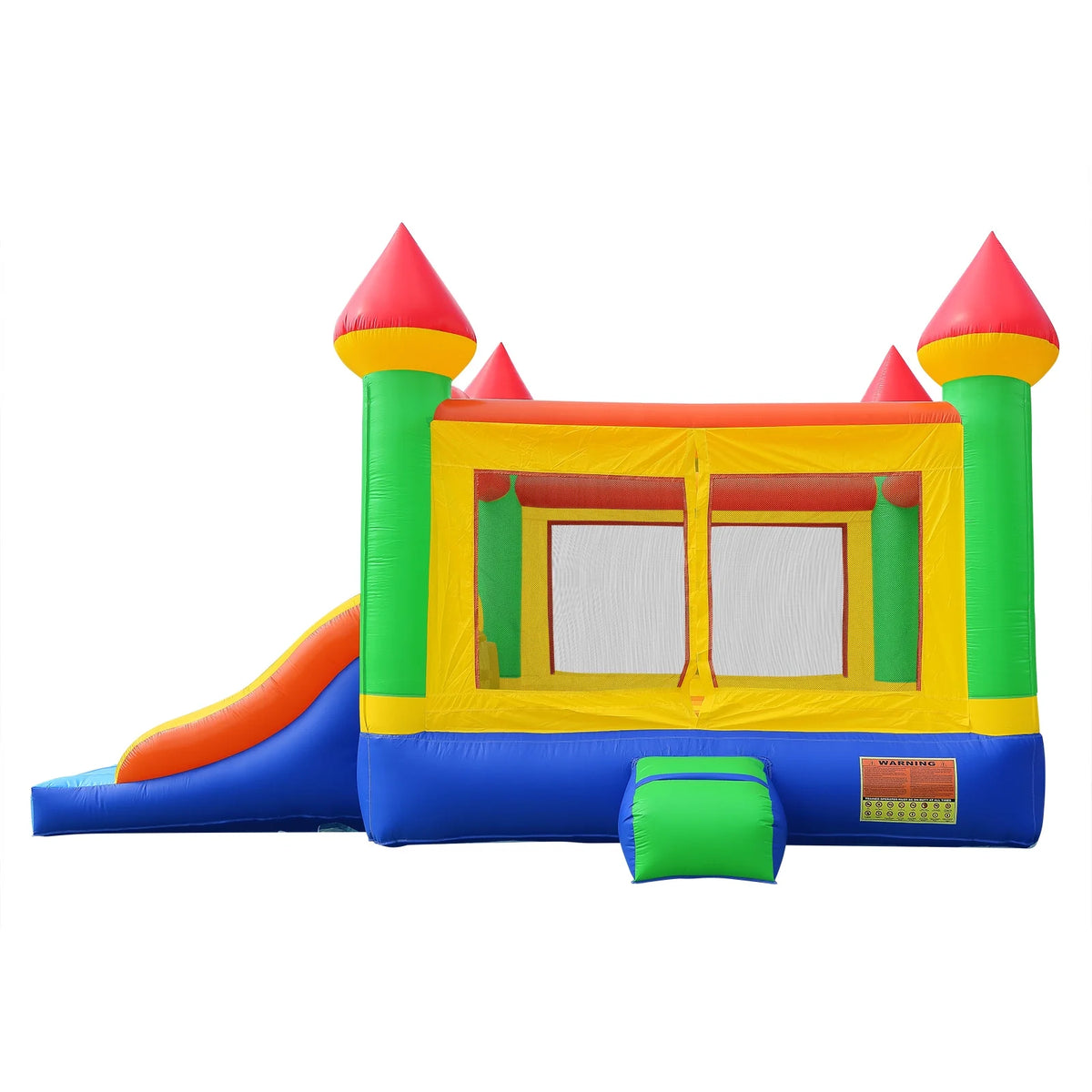 Mega Double Slide Castle Bounce House PVC with Blower Z685742