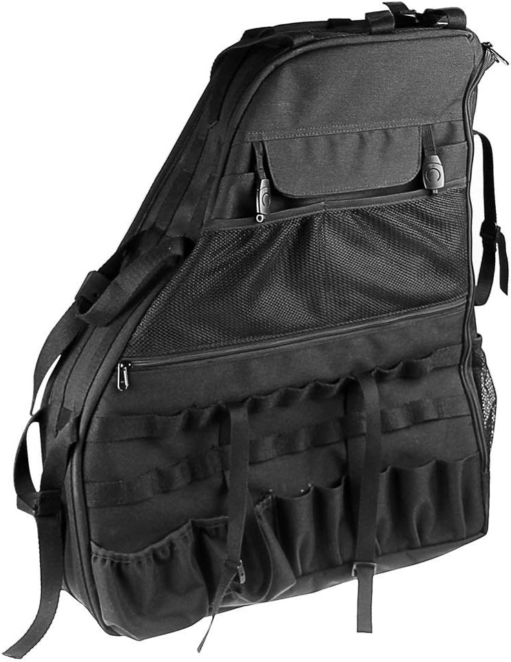 Roll Bar Storage Bag with Multi-Pockets for Jeep Wrangler JKU 4 Doors P197424