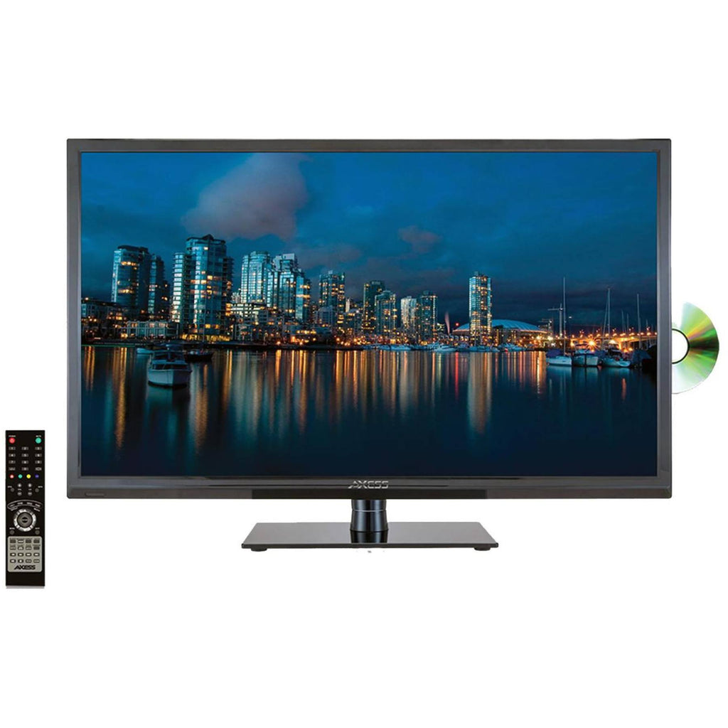 32x22 LED TV with DVD Player 720p Black Q9083