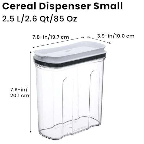 Airtight Food Storage Container Set 2PCS Plastic N94054