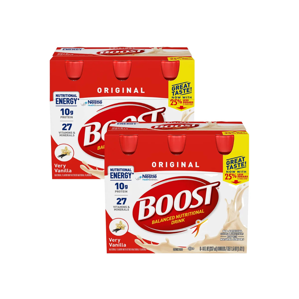Vanilla Nutritional Drink, 8 oz, 6-CT (Pack of 2) M9573