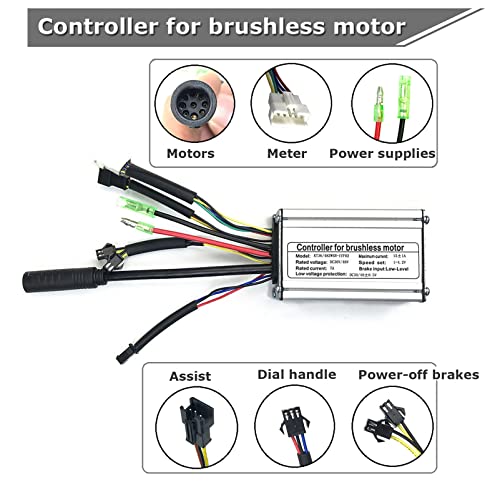 48V 1000W 1500W Electric Bicycle Conversion Kit, Rear Wheel Motor, Smart Controller, Twist Throttle L719
