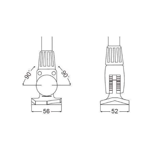 White Folding LED Anchor Light F838