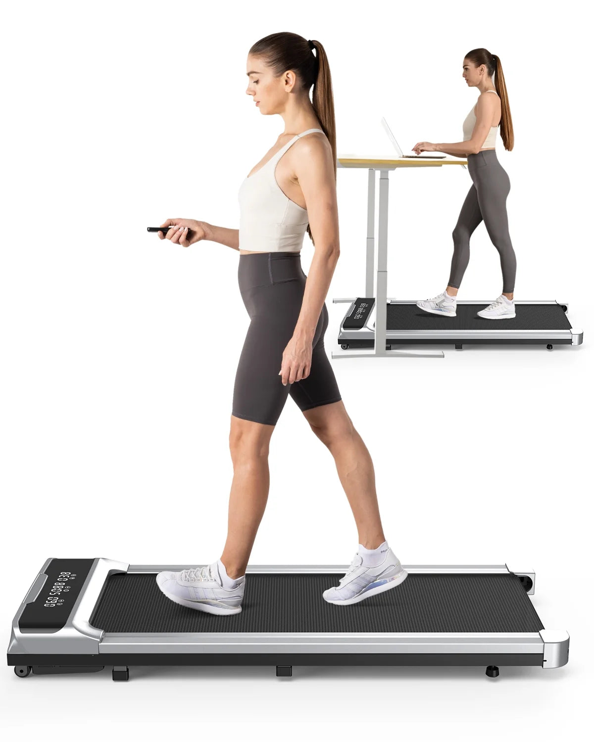 2.5HP Portable Under Desk Treadmill W2786