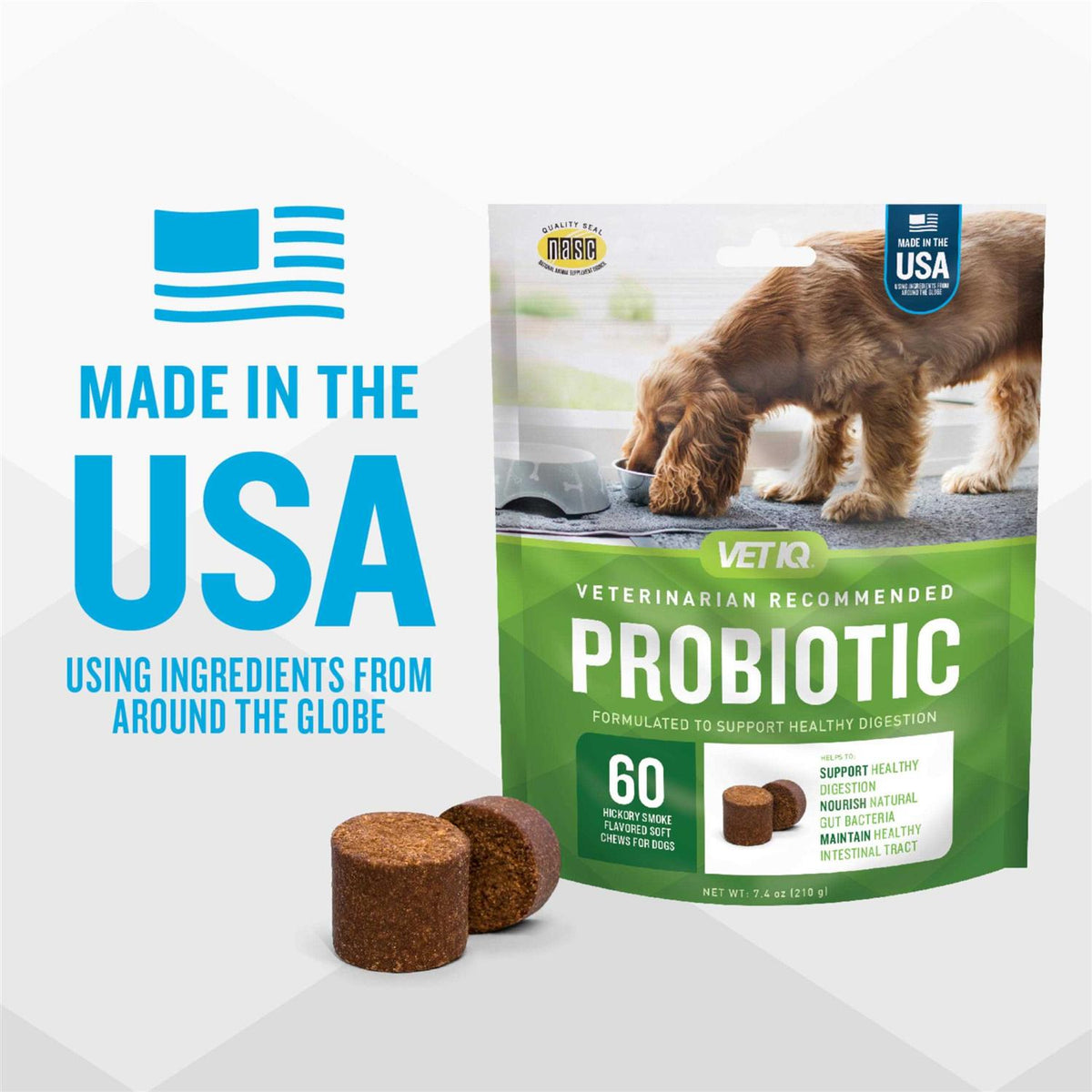 Probiotic Soft Chew Supplement for Dogs I827505