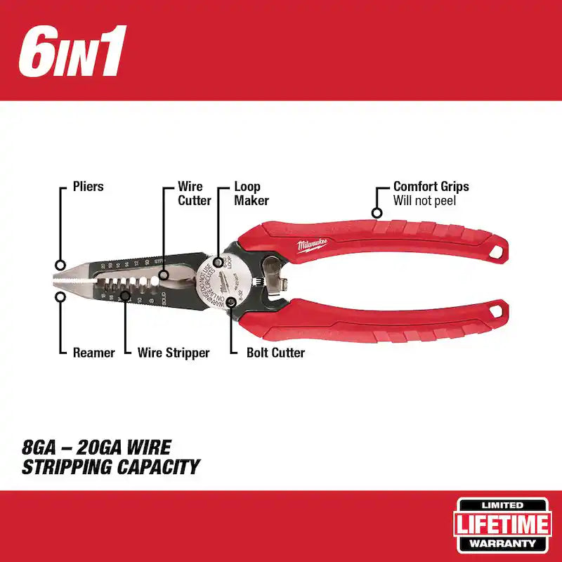 Compact Tape Measure with Pliers M75097