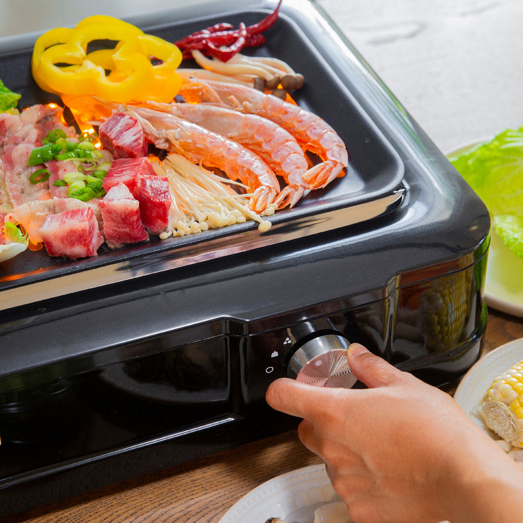 Alloy Steel BBQ Grill with Non-Stick Coating Black S33269