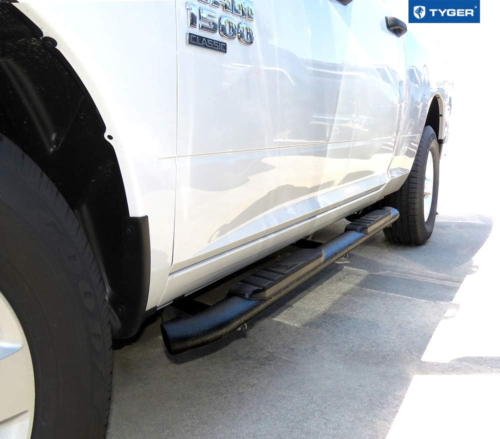 Textured Black Side Step Nerf Bars W746