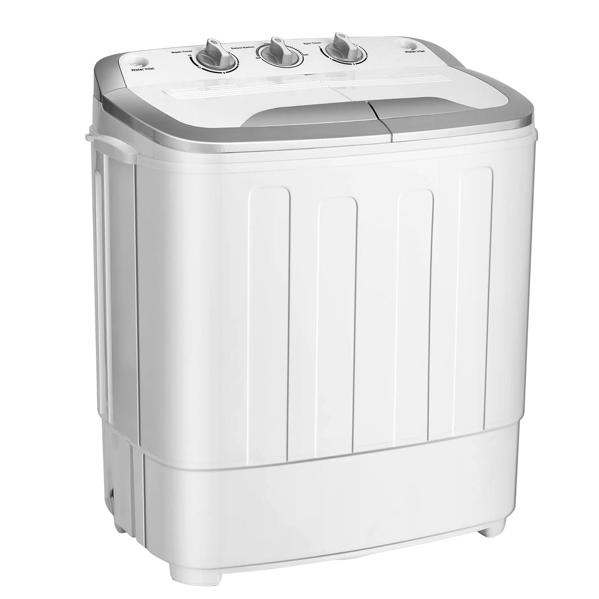 Portable Semi-Automatic Twin Tub Wash Machine Black S709