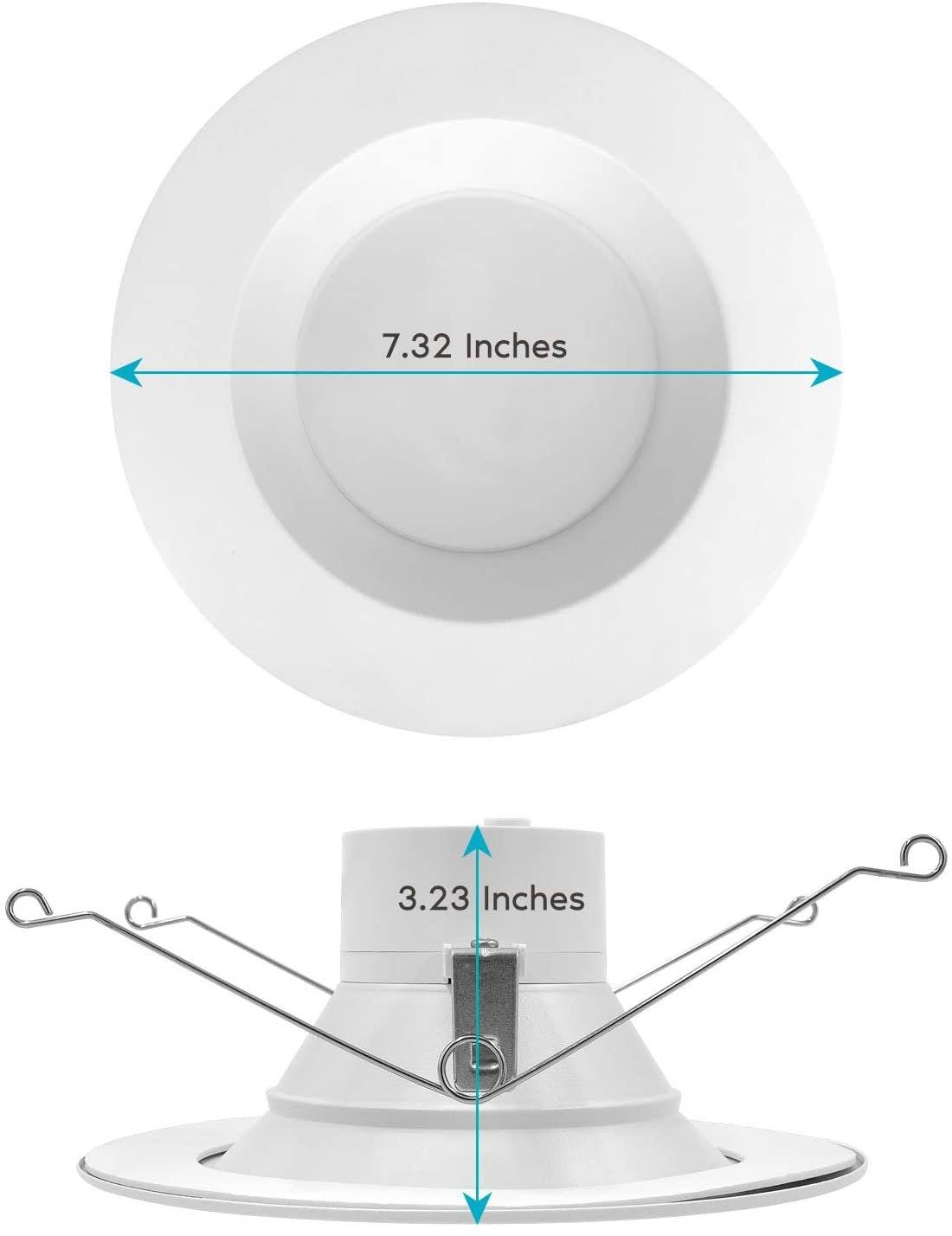 5/6in 14W Dimmable LED Recessed Light 6 Pack I987437