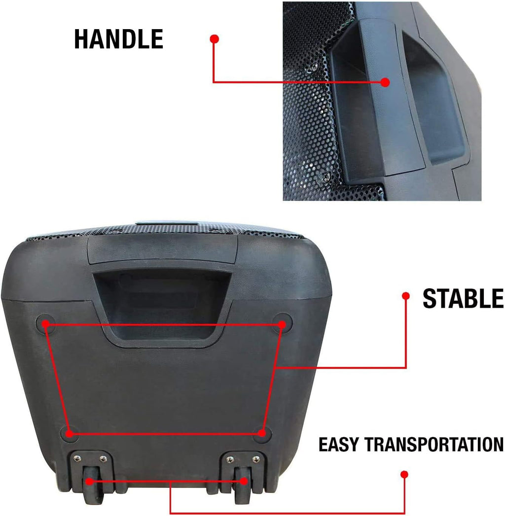 Bluetooth Dual 10 Inch PA Speaker System I30435