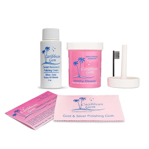 8oz Jewelry Cleaner Kit with Basket and Brush X477