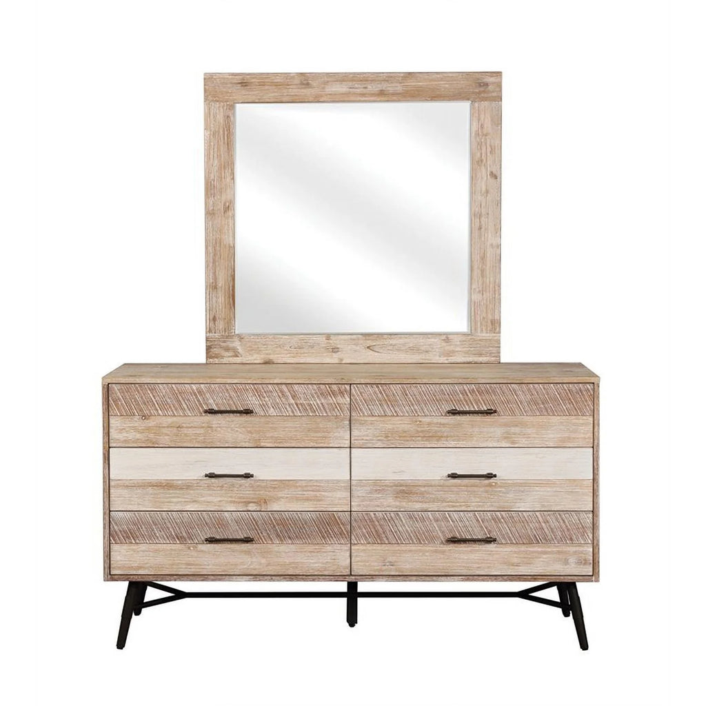 5-piece Brown Wood Queen Bedroom Set H10928