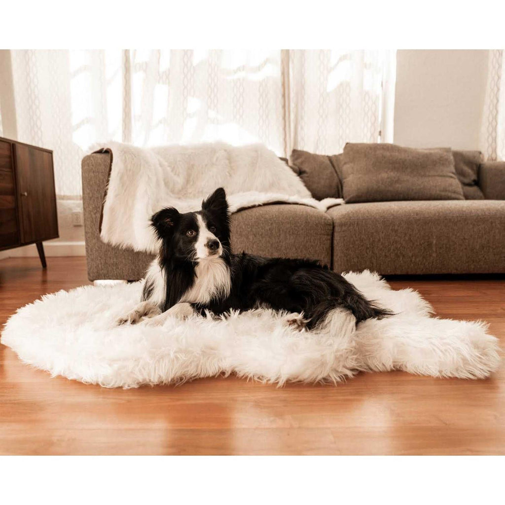 Faux Fur Orthopedic Dog Bed H970