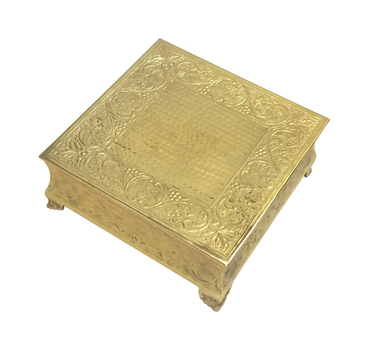 Gold Aluminum Wedding Cake Stand D6041