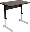 Height Adjustable Black Walnut Top Desk M4347