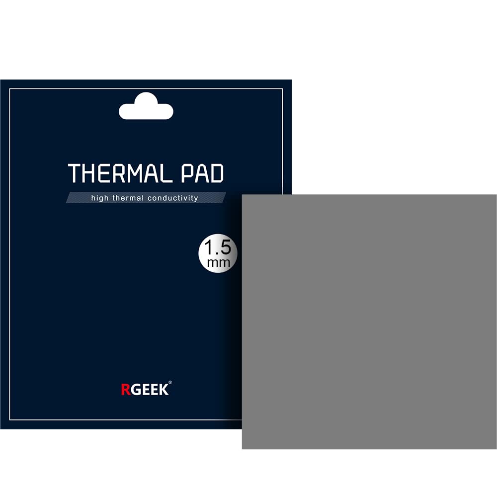 Thermal Pads 120x120x1.5 mm 12.8W/mK Silicone Pad Pack of 2 J10805