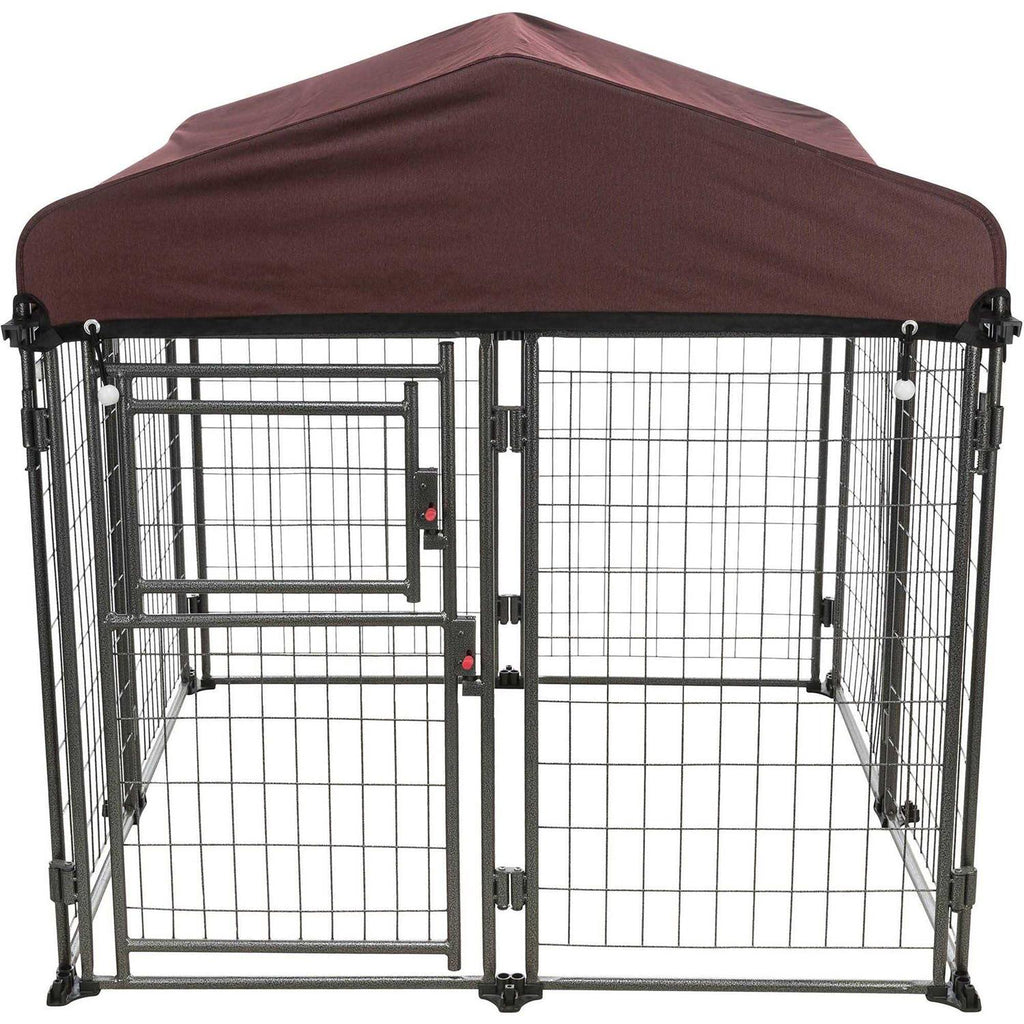 Deluxe Outdoor Dog Kennel with Cover O514
