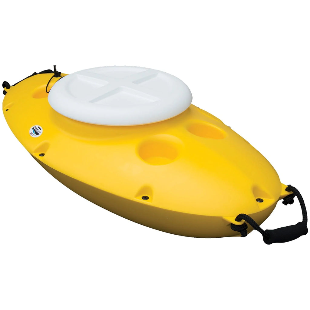 30 qt Hard Side Floating Cooler, Yellow G915542
