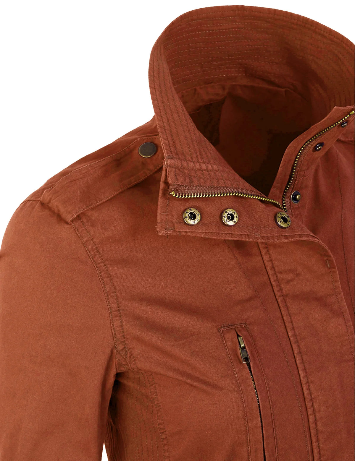 Long Sleeve Single-Breasted Mid-Length Coat A731