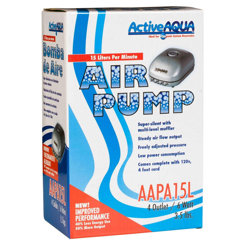 Active Aqua Air Pump 4 Outlets Y21484