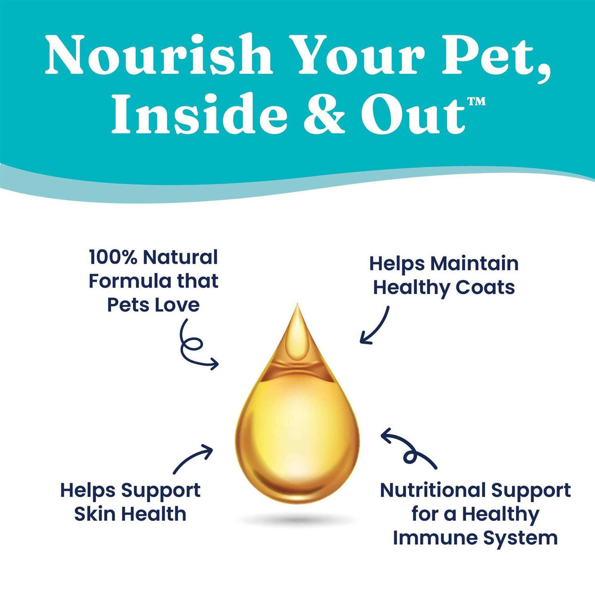 Solid Gold Fish Oil for Dogs & Cats Wild Alaskan Salmon Oil N896120