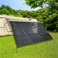 RV Awning Shade Screen with Zipper 8'X15'3'' I9107