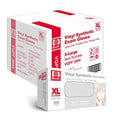 Clear Vinyl Exam Gloves, Extra-Large, Pack of 1000 D7422