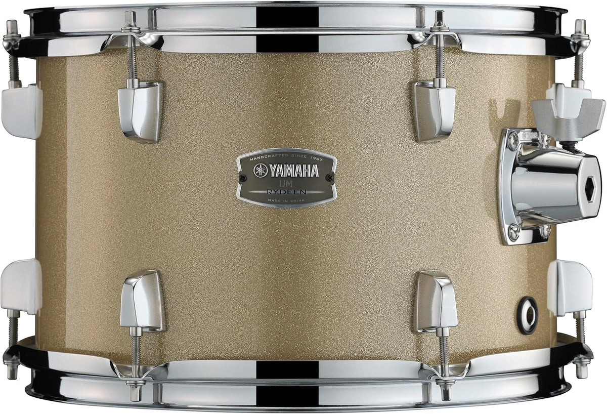 5-Piece Drum Set With 22" Bass Drum, Floor Tom, 2 Toms And Wood Snare Drum, Champagne Glitter Z1102