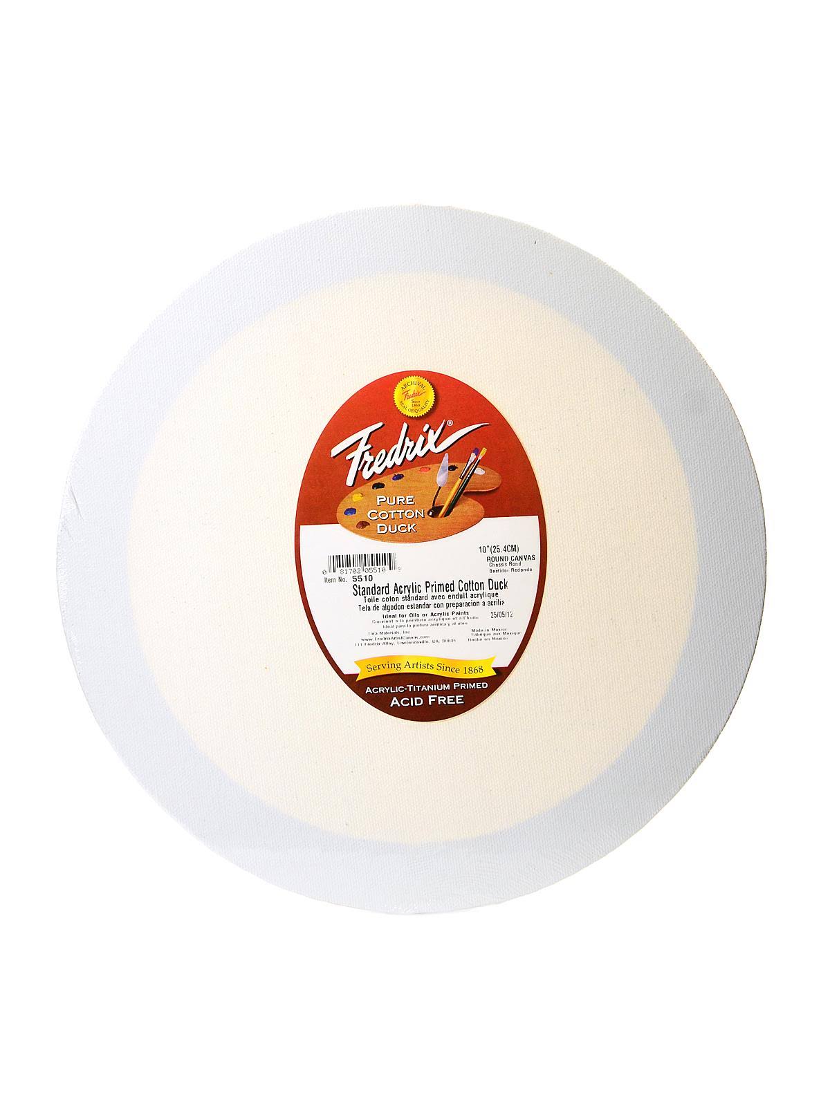 Stretched Canvas 10 inch Round Q4205