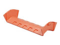 Orange ABS Plastic Cable Raceway Angled Fitting K60896