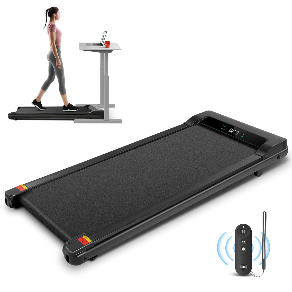 2.5HP Under Desk Treadmill with LED Display D94266
