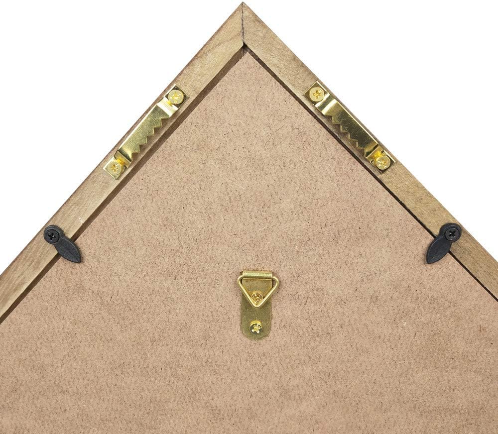 Military Flag Display Case for 5 x 9.5 American Flag - Paulownia Wood M61463