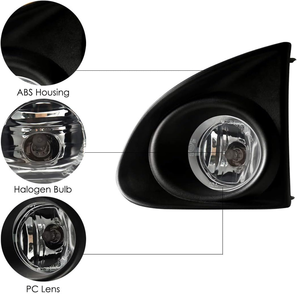 For Toyota AXIO 2013 2014 2015 Car Fog Lights DRL Lamps H162098