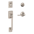 Satin Nickel Single Cylinder Handleset Lever B6419