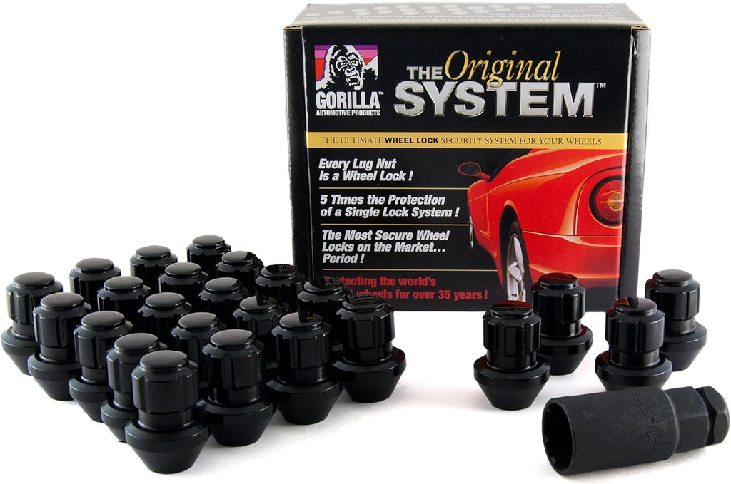 Black Factory Style Wheel Lock System 20-Pack N3651