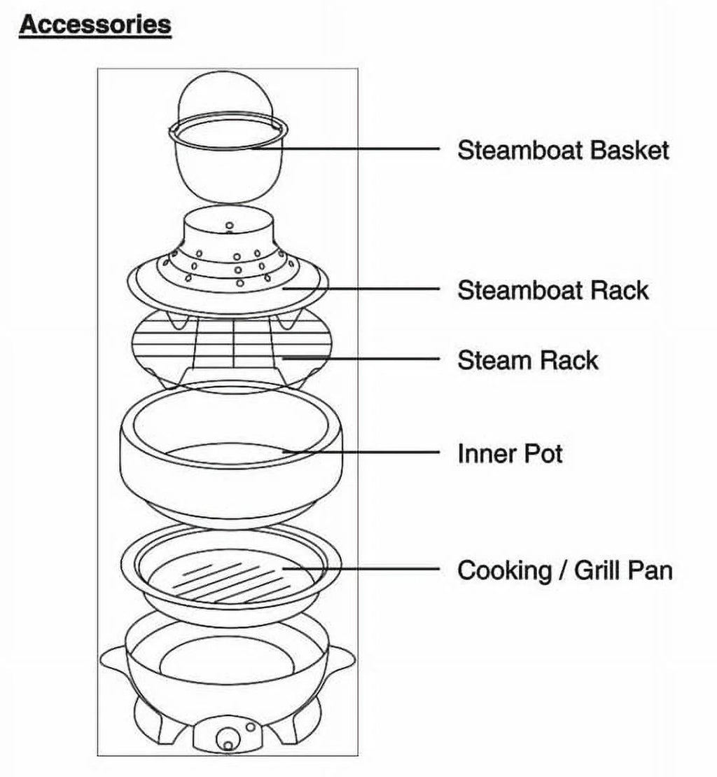 Multi Cooker Shabu-Shabu and Grill Z6052