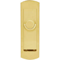 Privacy Pocket Door Lock with Thumb-Turn Release - Polished Brass E530