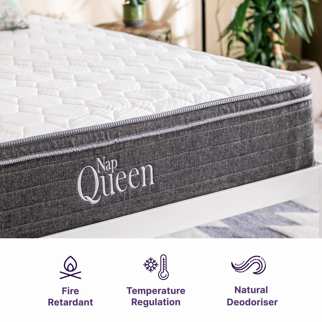 Queen Size Hybrid Memory Foam Pocket Spring Mattress P3215