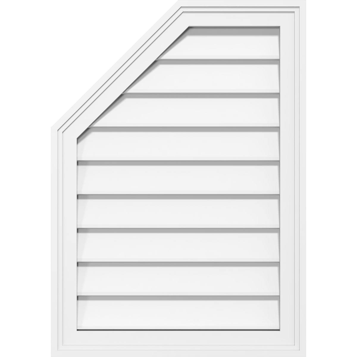 Octagonal Surface Mount PVC Gable Vent B52200