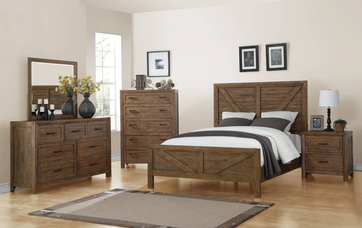 King Panel Bed I10720