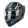 Dual Visor Flip Breathable Motorbike Helmet S624433