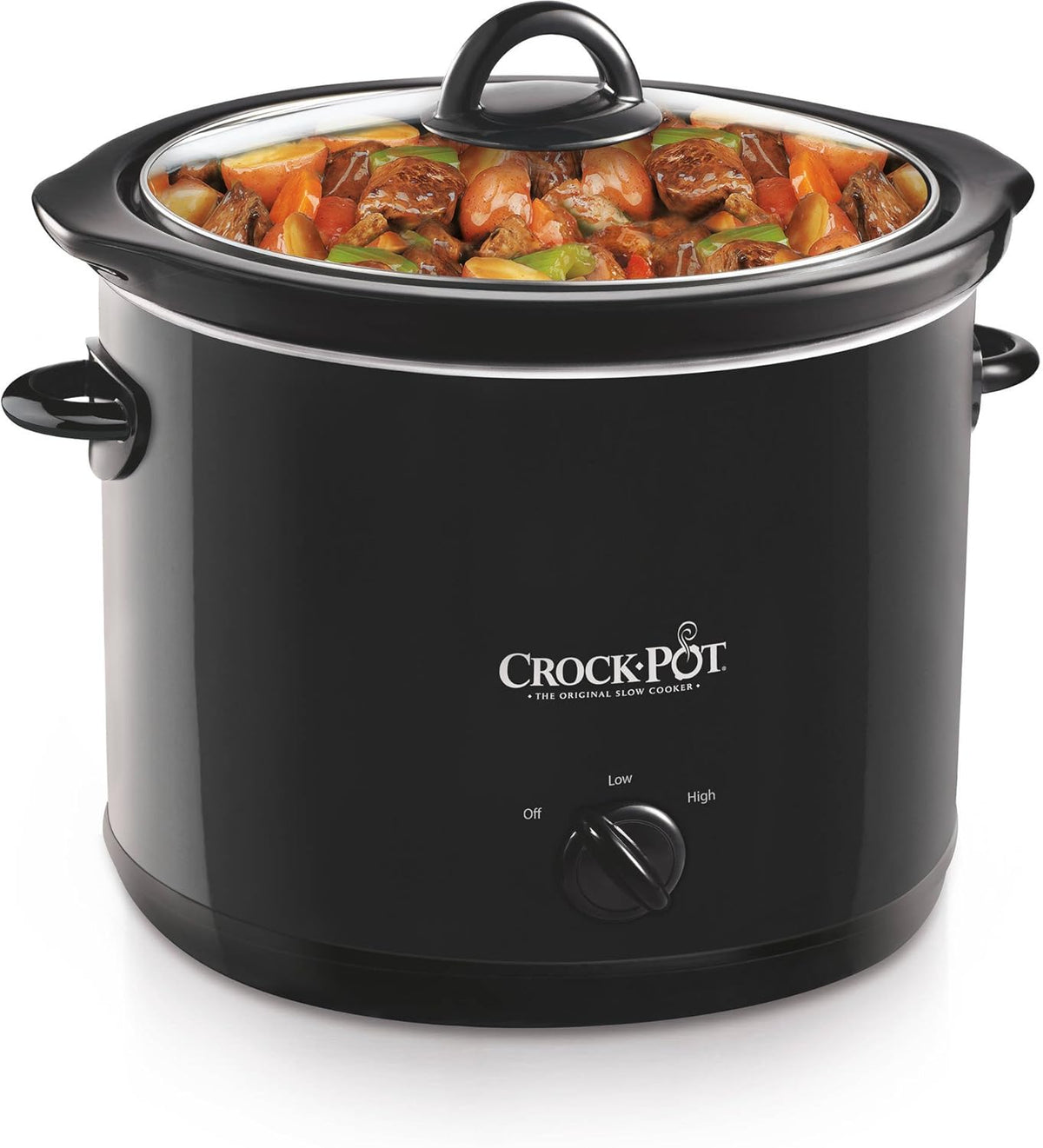 4-Quart Manual Slow Cooker, Black B53263
