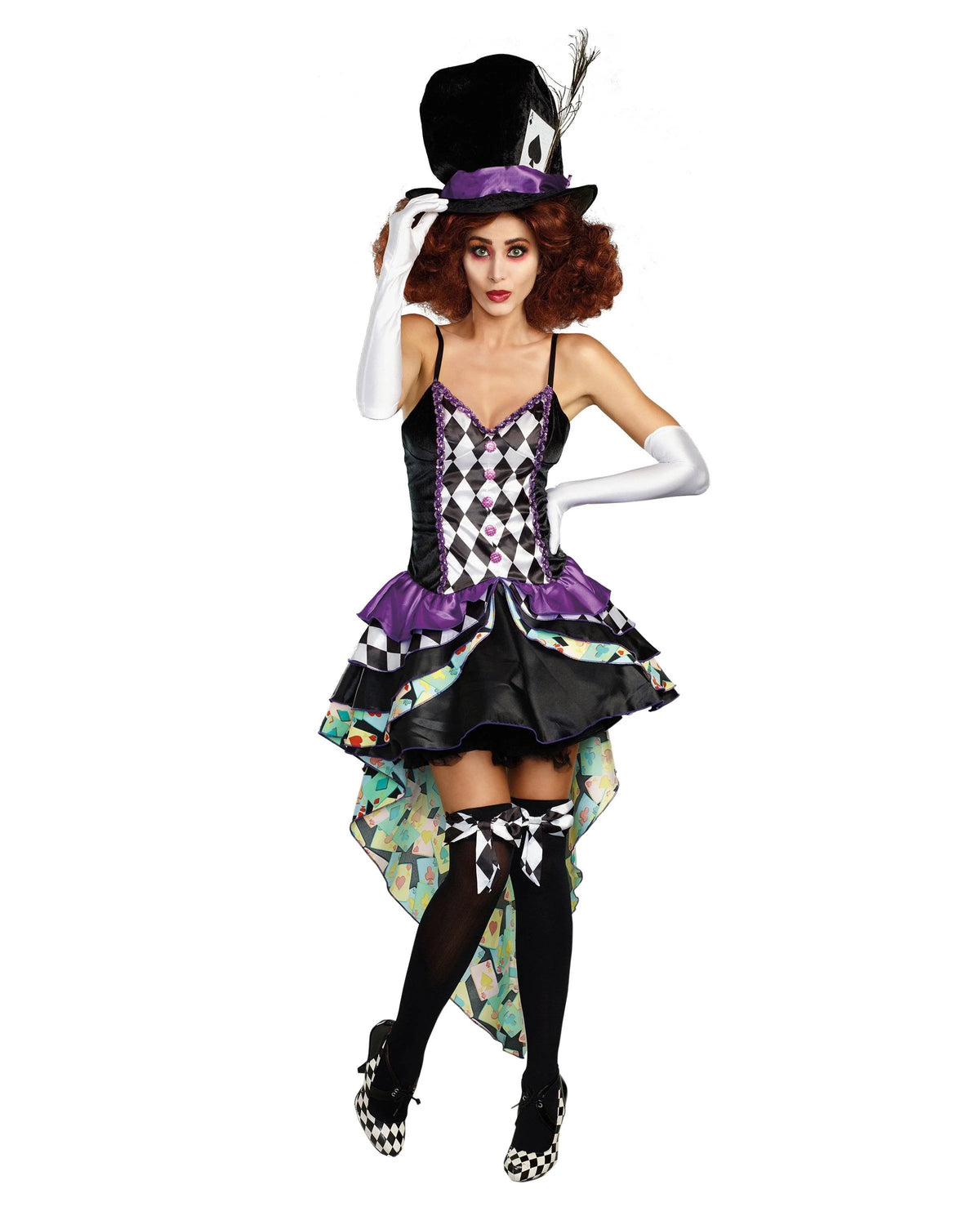 Whimsical Hatter Storybook Costume Dress M79313