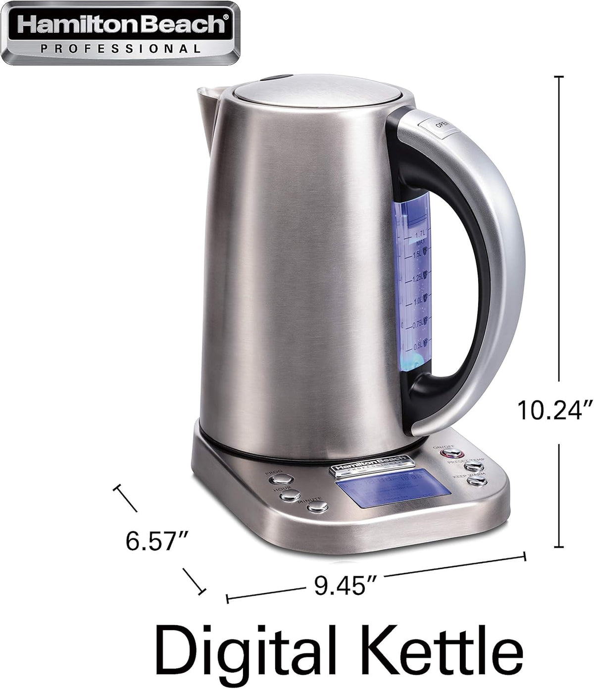 1.7 Liter 1500 Watts Cordless Electric Tea Kettle F5757