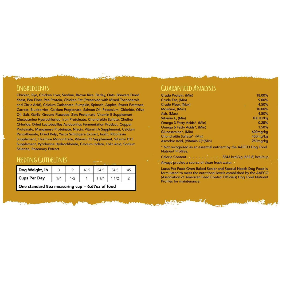 Senior Dog Food H36844